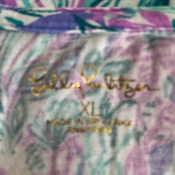 Lilly Pulitzer Lounge/PJ Top - Picture 3 of 3